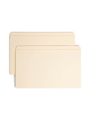 Smead Card Stock Classification Folders, Reinforced Straight-Cut Tab, Legal Size, Manila, 50/Box (19