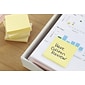 Post-it Pop Up Sticky Notes, 3 x 3 in., 6 Pads, 100 Sheets/Pad, Lined, The Original Post-it Note, Canary Yellow