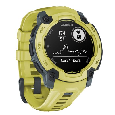 Garmin Instinct E GPS Smartwatch, Electric Lime & Twilight, 45mm (GRM0293301)