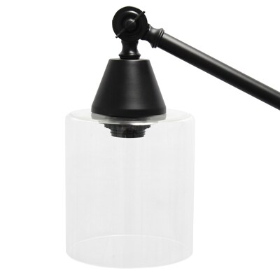 Lalia Home Studio Loft 55.5" Matte Black Floor Lamp with Cylindrical Shade (LHF-5021-BK)