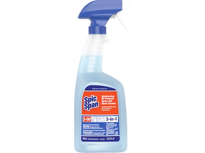 Spic & Span Disinfecting All-Purpose Spray and Glass Cleaner, Fresh Scent, 32 Fl. Oz. (75353)