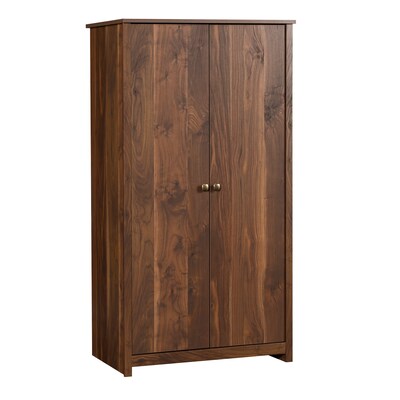 Sauder River Ranch 60H Storage Cabinet with 5 Shelves, Grand Walnut (437321)