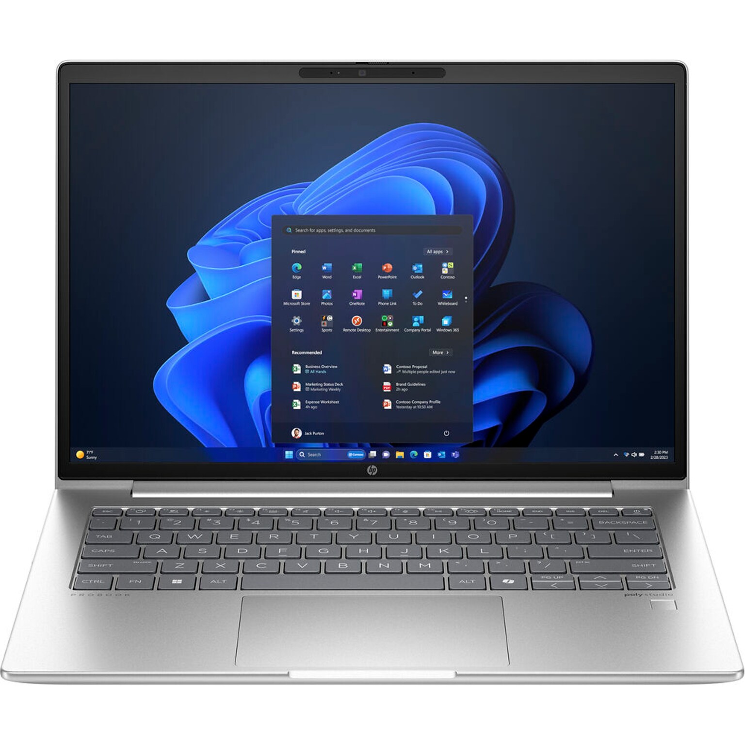 HP ProBook 440 G11 14 WUXGA Laptop, Intel Core Ultra 7 155U, 16GB RAM, 512GB SSD, Backlit Keyboard, Windows 11 Pro (A1LC3UT)
