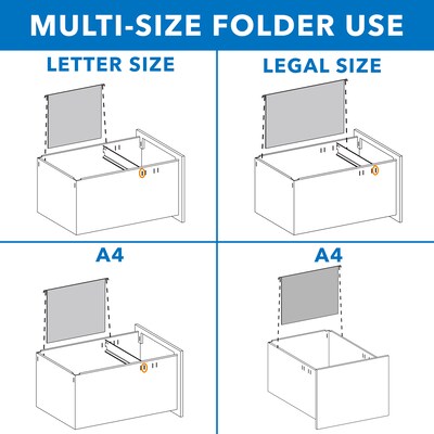 Mount-It! 3-Drawer Mobile File Cabinet, Letter & Legal Size, Lockable, 23.72"H x 14.7"W x 18.11"D, Black (MI-941B)