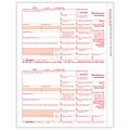 ComplyRight 2023 1099-MISC Tax Form, 1-Part, 2-Up, Federal Copy A, 50/Pack (511050)