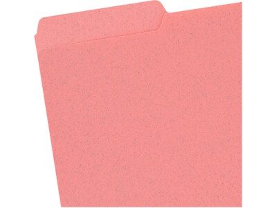 U Brands U-Eco File Folder, 1/3-Cut Tab, Letter Size, Assorted Colors, 24/Pack (6597U01-12)