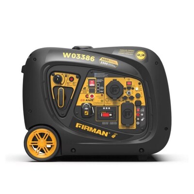 Firman Gas Invrtr Portable Generator 3650/3300W Remote Start