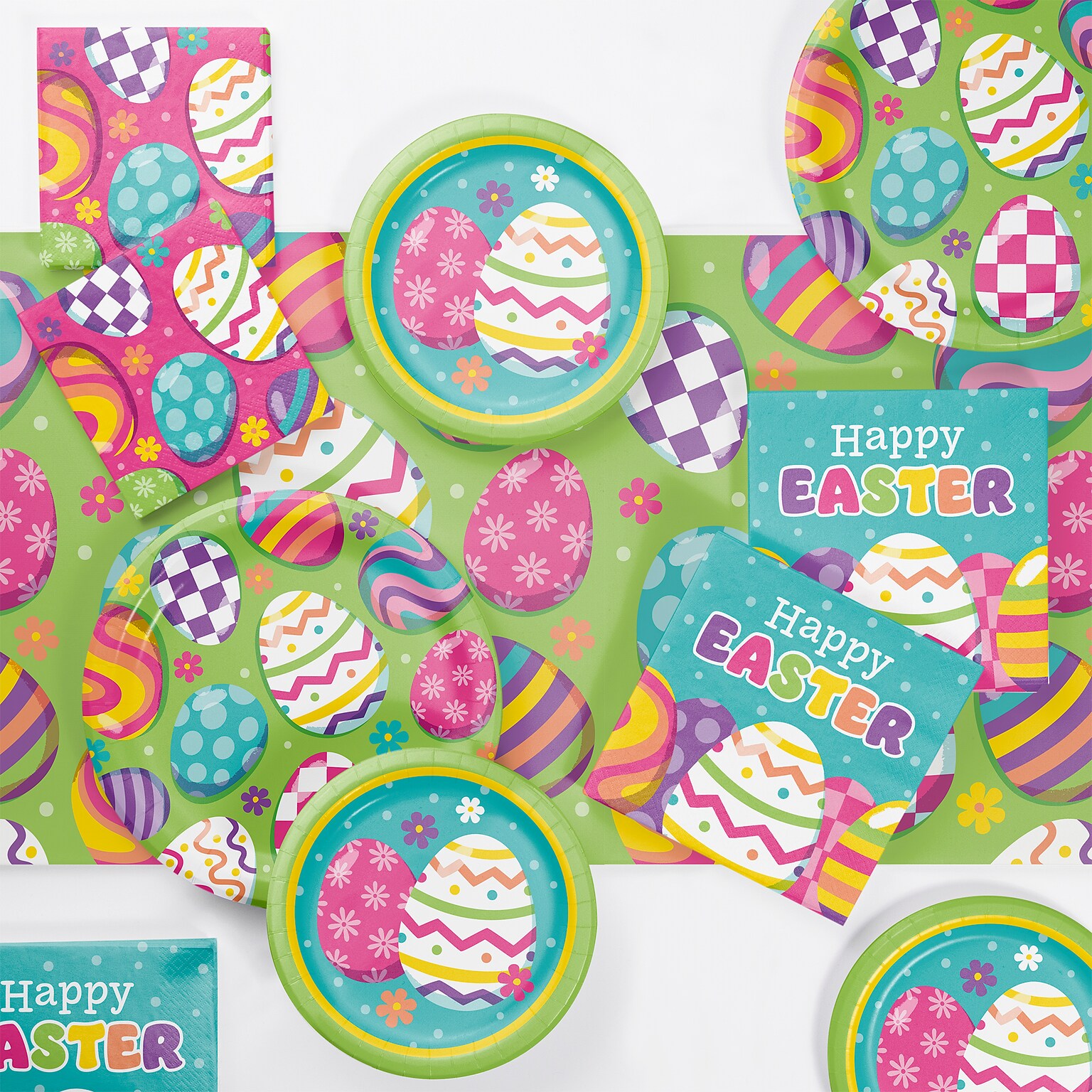 Say Hooray! Eggscellent Easter Disposable Tableware Set, 49/Pack (DTC9627E2A)
