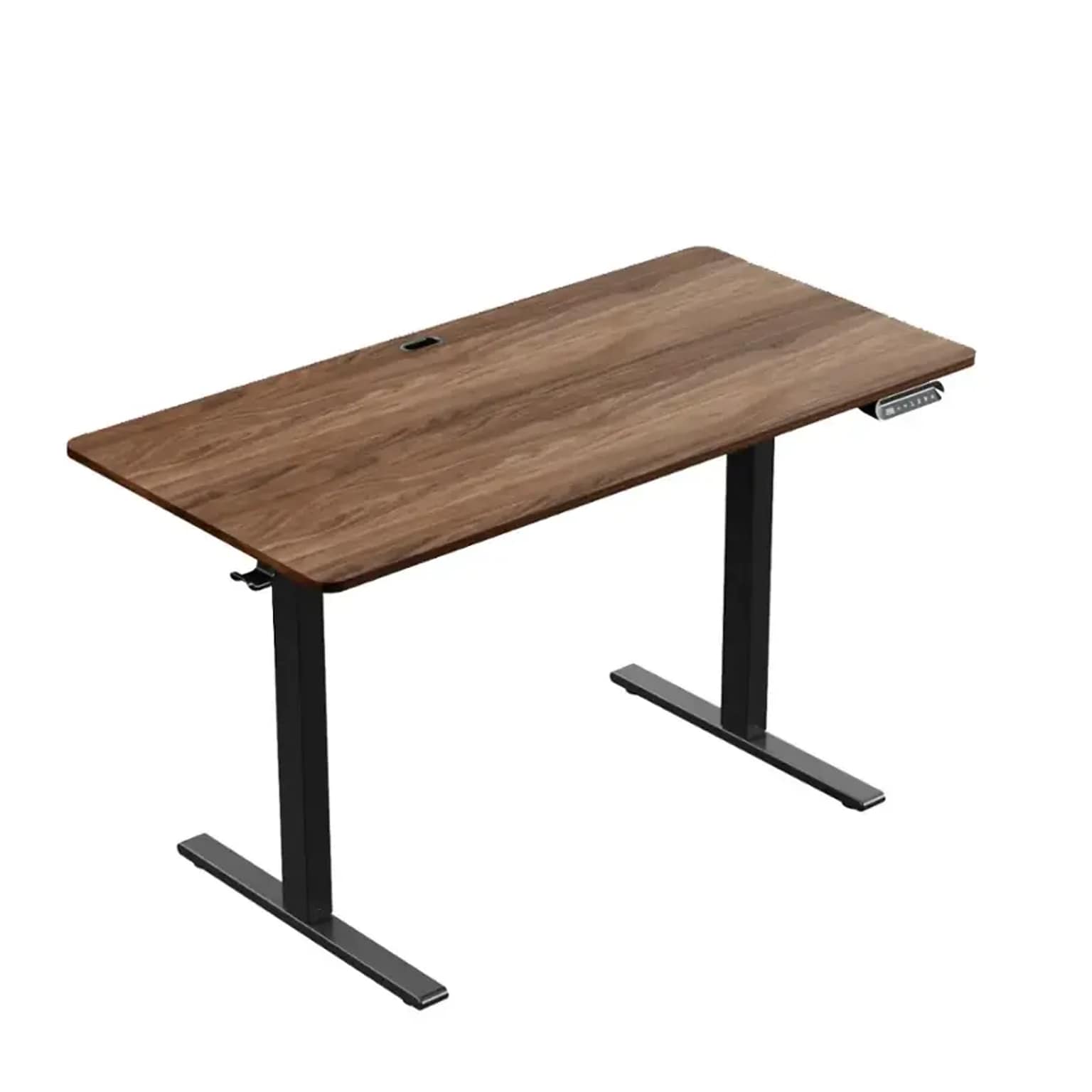 Huanuo 48W Electric Rectangular Adjustable Standing Desk, Walnut (HNESD68WN)