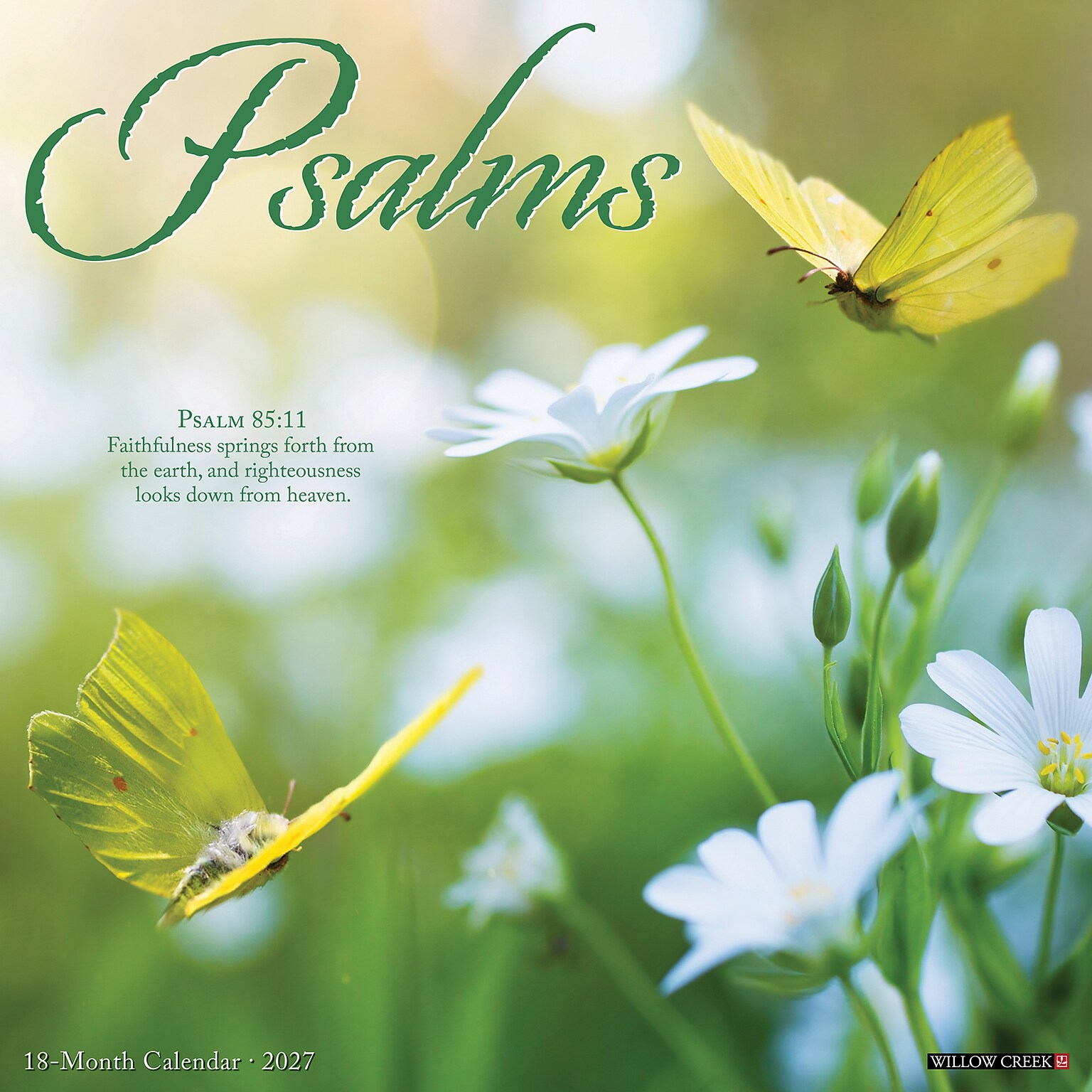 2027 Willow Creek Psalms 12 x 12 Monthly Wall Calendar, Assorted Colors (61916)