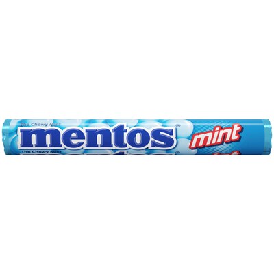 Mentos Mint Chewy Tablets, 15 Packs/Box (4180)