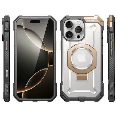 SUPCASE Unicorn Beetle Grip MagSafe Case for iPhone 16 Pro Max, Shock Absorbing, Desert Gold ("SUP-iPhone2024Max-UBGrip-Desert/G