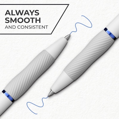 Sharpie S-Gel Retractable Gel Pens, Medium Point, 0.7mm, Blue Ink, Dozen (2220533)