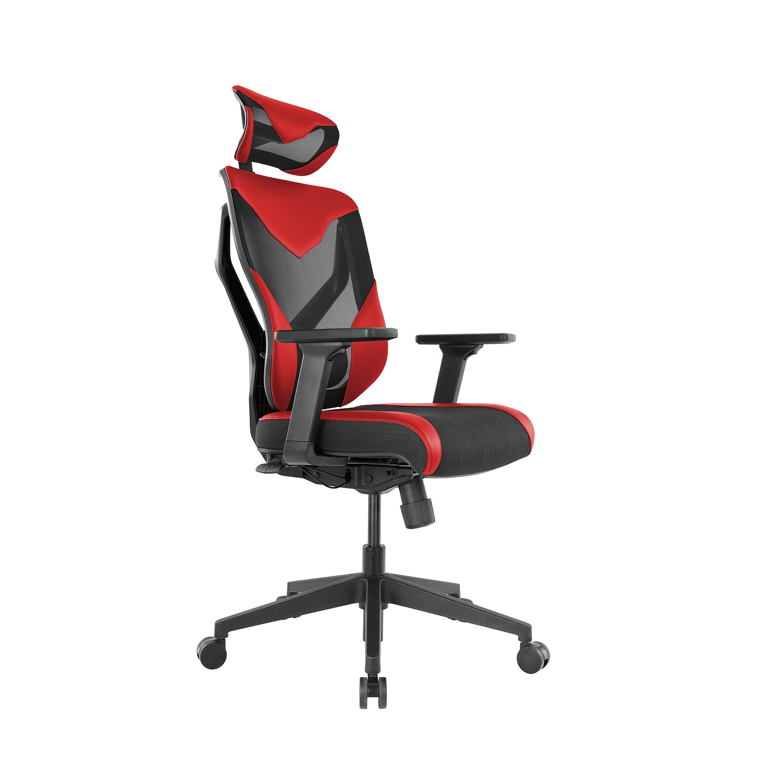 Tempur-Pedic Blaze Fabric Gaming Chair, Black/Red (TP-BLAZE-RED)