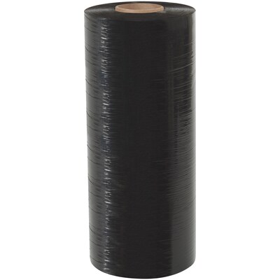 20 x 5000 80 Gauge Blown Machine Length Stretch Wrap, Black Tinted (MSF2080BLK)