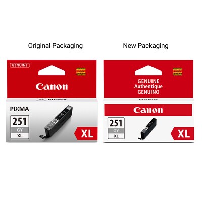 Canon 251XL Gray High Yield Ink Cartridge  (6452B001)