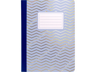 Pukka Pad Haze Composition Notebooks, 7.5" x 8.75", College-Ruled, 70 Sheets, Assorted Colors, 3/Pack (9976(AST)-HZE)