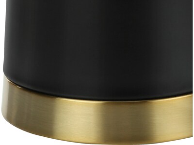 Monarch Specialties Inc. Incandescent Table Lamp, Black/Beige (I 9623)