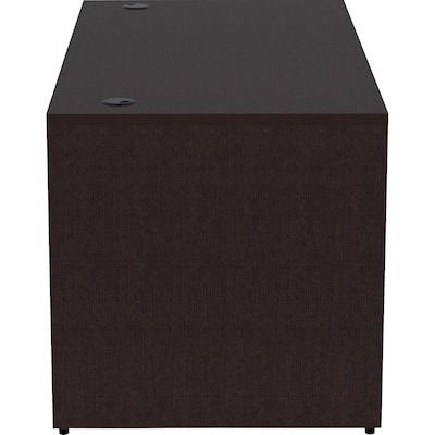 Lorell Essentials Series 48" W Desk Shell, Espresso (LLR18208)