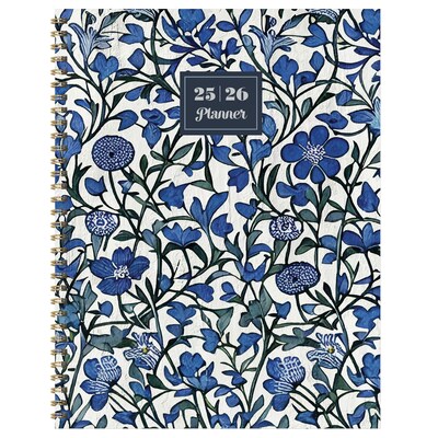 2025-2026 TF Publishing Francophile Flower 9 x 11 Academic Year Weekly & Monthly Planner, Paperboa
