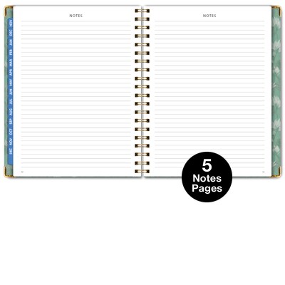 2026 Global Printed Products Big Print 8.5" x 11" Weekly & Monthly Planner, Hardcover, Whispering Meadow (LGPRTCY26851186)