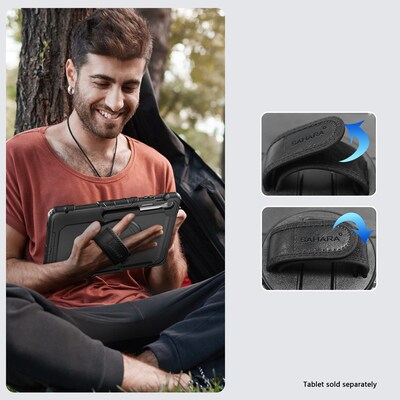 SaharaCase Raider Series Defense Case for Galaxy Tab S10 FE+, Black (TB00474)