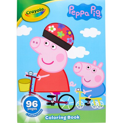 Crayola Peppa Pig Coloring Book, 96 Pages, 8/Bundle (BIN042643-8)