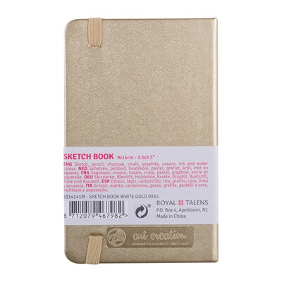 Talens Art Creation 3.5" x 5.5" Sketch Book, 80 Sheets/Book, 5/Bundle (TLN9314141M-5)