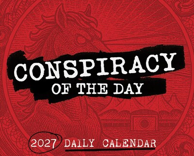 2027 Willow Creek Conspiracy of the Day 6.2" x 5.4" Daily Day-to-Day Calendar, Assorted Colors (65853)