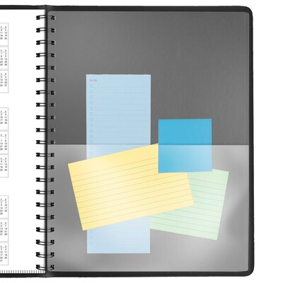 2026 AT-A-GLANCE 8" x 11" Calendar Year/Daily Appointment Book, Faux Leather Cover, Black (70-822-05-26)