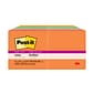 Post-it Super Sticky Notes, 3" x 3", Energy Boost Collection, 90 Sheet/Pad, 12 Pads/Pack (65412SSUC)