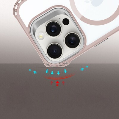 SaharaCase Venture-X MagSafe Phone Case for iPhone 16 Pro, Shock Absorbing, Desert Rose (CP00671)