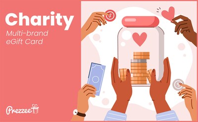 $10 Prezzee CHARITY eGift Card - Make a difference with a charitable donation