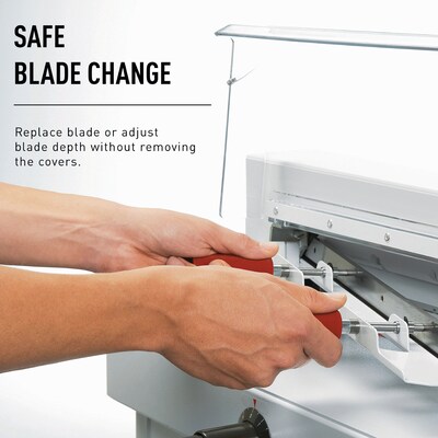 Triumph 4305 16 7/8" Guillotine Paper Cutter, White (CU0450)