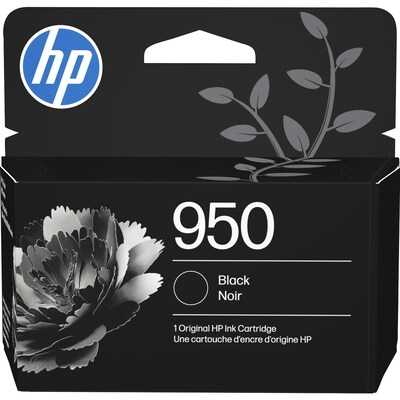HP 950 Black Standard Yield Ink Cartridge, Prints Up to 1,000 Pages (CN049AN#140)