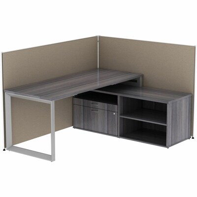 Lorell Panel System Partition Fabric Panel, 48"W x 48"H, Gray (LLR90266)