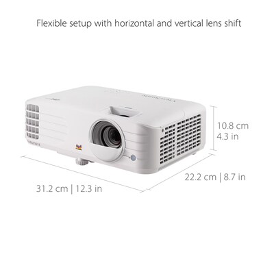 ViewSonic 4K UHD Projector with 3200 Lumens, 240Hz, 4.2ms for Home Theater and Gaming, White (PX701-4K)