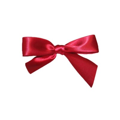 JAM Paper Ribbon Bows, Scarlet Red, 100/Pack (52640349199)