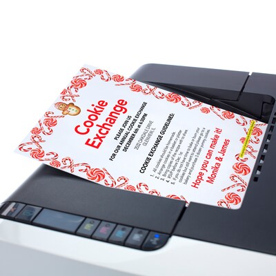 Great Papers! Peppermint & Snowman Holiday Letterhead, 50/Pack (2025045)