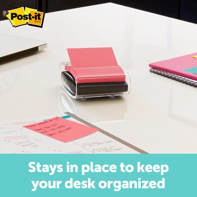 Post-it® Pop-Up Notes Dispenser for 3" x 3" Notes, Black (WD-330-BK)