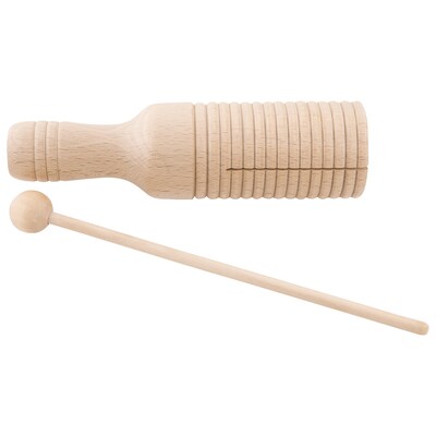Westco Educational Products Medium Guiro Crow Sounder with Mallet, Pack of 3 (WEPWB9101-3)
