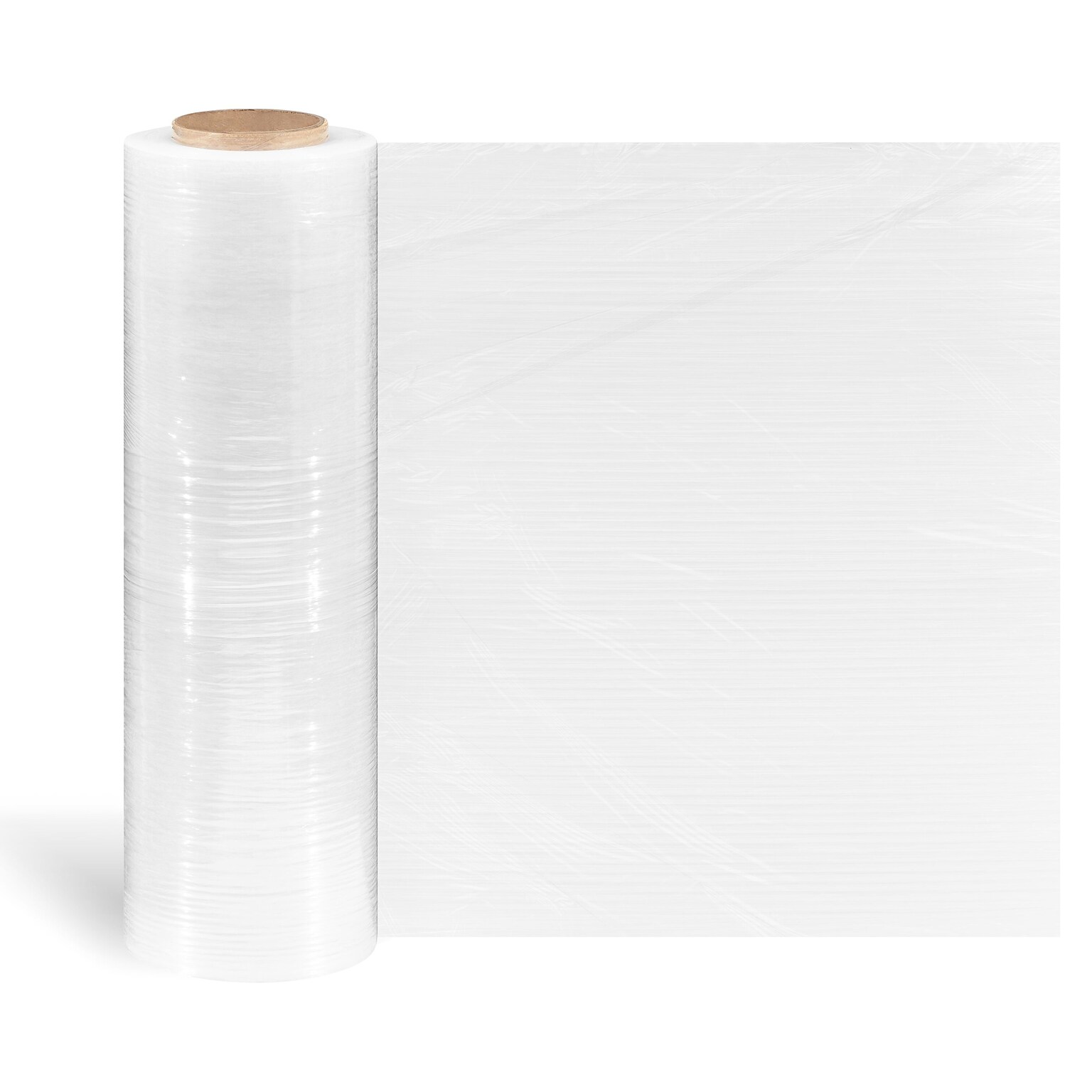 18 x 1500 79 Gauge Blown Stretch Wrap, Clear, 4/Carton (CW58527)