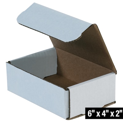 6 x 4 Crush-Proof Mailer, White, 50/Carton (M642)