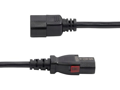 StarTech 4' C14 to Locking C13 Power Cable, Male to Female, Black (87L3-8400-POWER-CORD)