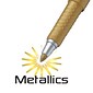 BIC Intensity Permanent Markers, Fine Tip, Assorted Metallic, 8/Pack (GMPMP81-AST)