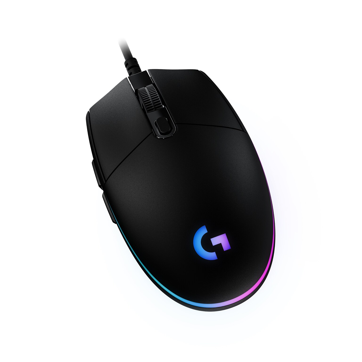Logitech G203 LIGHTSYNC Ergonomic Optical USB Gaming Mouse, Black (910-005790)