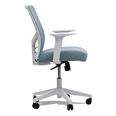 Alera® Fixed Arm Fabric Task Chair, Seafoam Blue (ALEWS42B77)