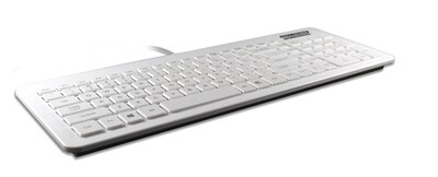 Man & Machine Very Cool Wired Ergonomic Washable Keyboard, White (VC/W5)