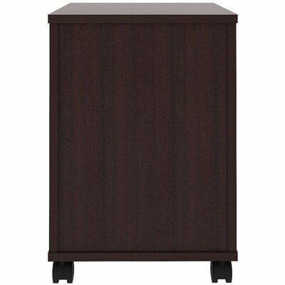 Lorell Standard 2-Drawer Mobile Vertical File Cabinet, Letter/Legal Size, Espresso (LLR18247)