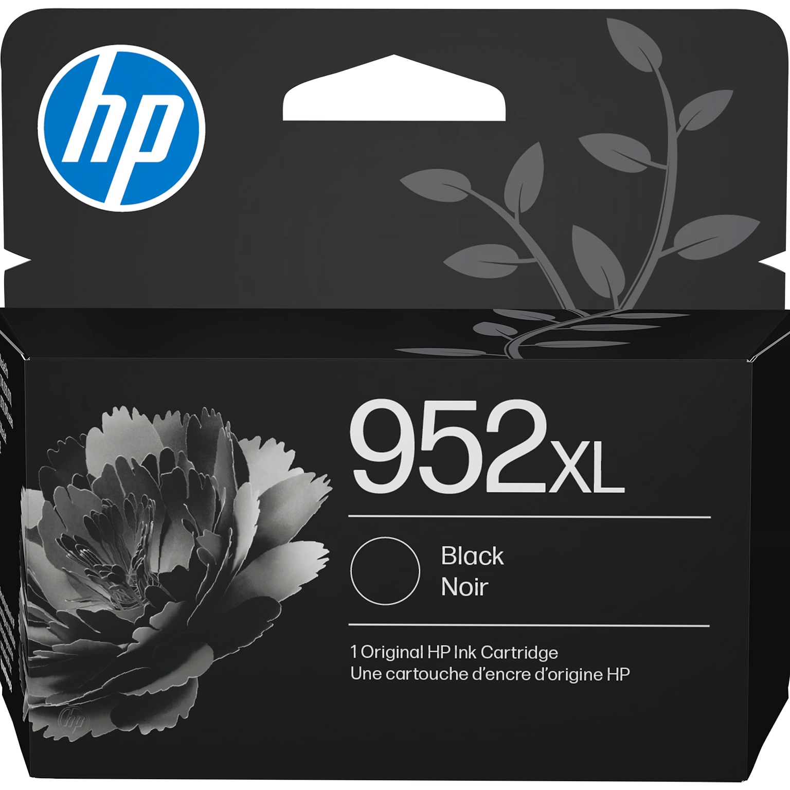 HP 952XL Black High Yield Ink Cartridge, Prints Up to 2,000 Pages (F6U19AN#140)
